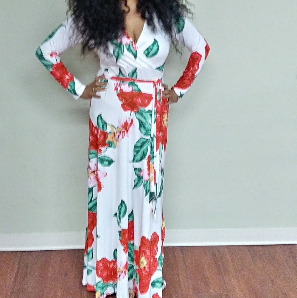 🆕Floral Printed Maxi Dress Size 10/12